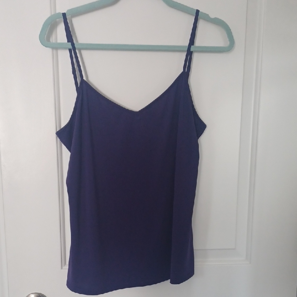 Women's Purple Spaghetti Strap Cami Top